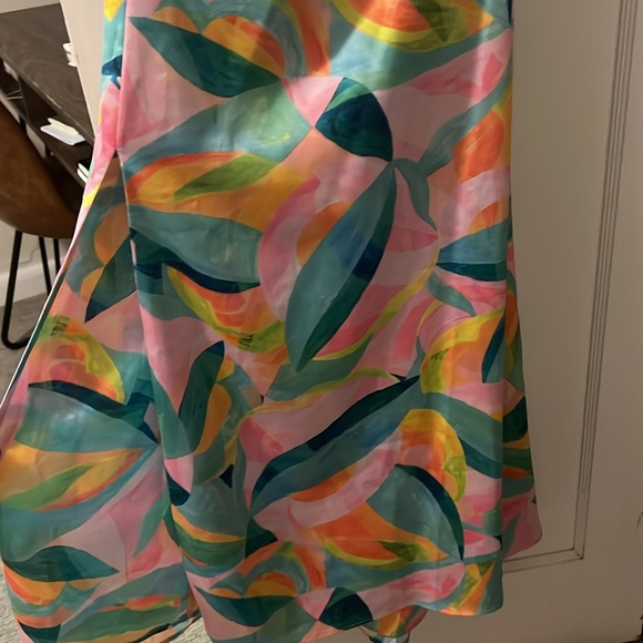 Colorful Show Me Your Mumu dress. Worn once, adjustable via the laced up back - Picture 7 of 7